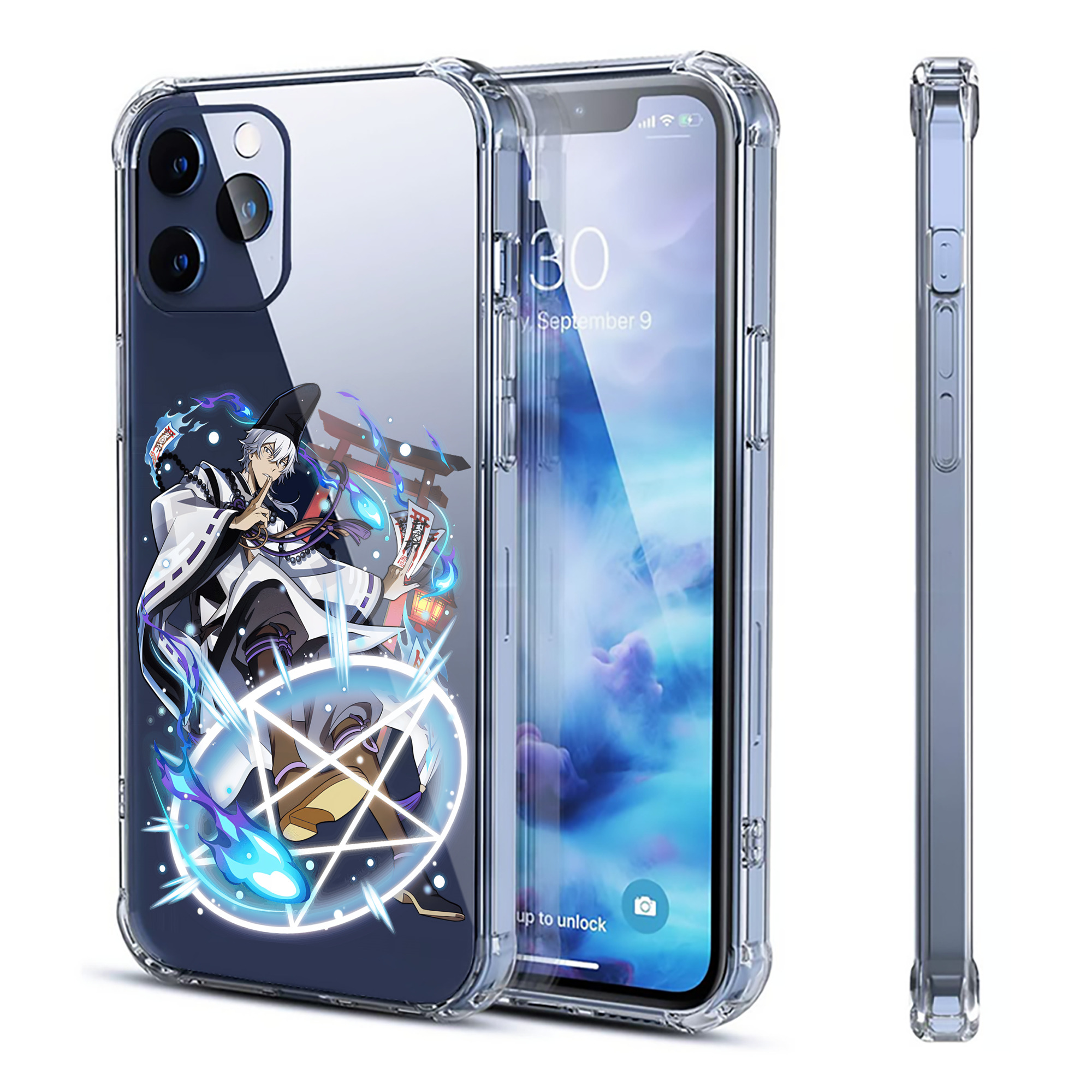 （画像用） 文豪ストレイドッグス Bungo Stray Dogs 【iPhone 12シリーズ対応】透明スマホケース（クリアソフトケース）